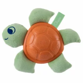   Baby Turtle Eco+ bébiteknős rágókás textiljáték ökoanyagból - Chicco