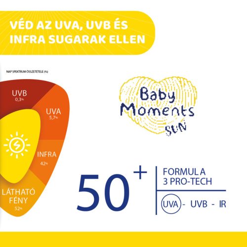 Ásványi Fényvédő krém SPF50+ (75 ml) UVA, UVB, INFRA sugárzás elleni nagyon magas védelem - Chicco