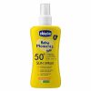 Fényvédő spray SPF 50+, 150 ml UVA, UVB, INFRA sugárzás elleni nagyon magas védelem - Chicco
