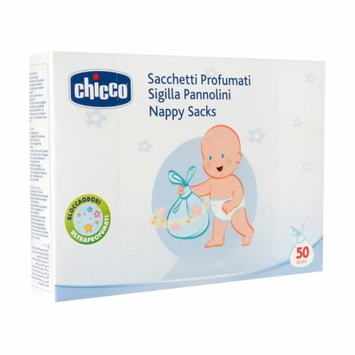 Pelenkazacskó illatos 50 db szaggátló záródás - Chicco