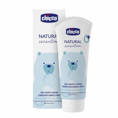 Popsikrém 4in1 illatmentes 100 ml, 10% cink-oxid Panthenol, E-vitamin - Chicco