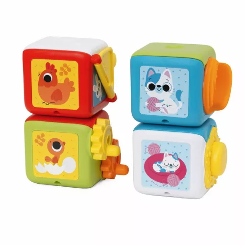 Építőkockák 2in1 manuális játék kézfejlesztő és logika - Chicco