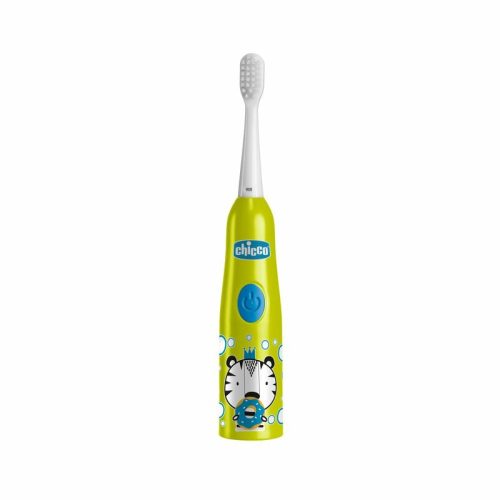 Elemes fogkefe rezgőfejjel 3év+ Tigris 2 db cserefejjel - Chicco