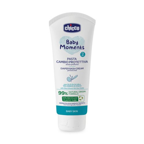 Popsikrém pelenkakiütés ellen 100 ml ,15% cink-oxid, illatmentes 99% természetes - Chicco