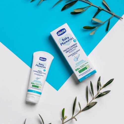 Popsikrém pelenkakiütés ellen 100 ml ,15% cink-oxid, illatmentes 99% természetes - Chicco