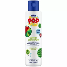   POP Comby sampon és balzsam 250 ml - görögdinnye illatú gyerekek és tinik részére - Chicco