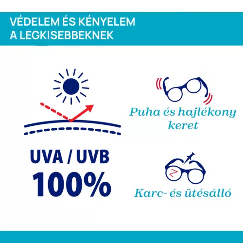 Napszemüveg tokkal 0-2 év 2025 tükörlencsék UVA-UVB, 3-as szűrőosztály - Chicco