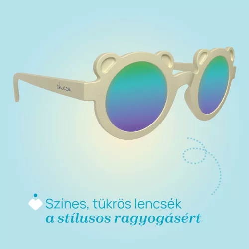 Napszemüveg 36m+Cream tükörlencsék UVA-UVB magas védelem - Chicco