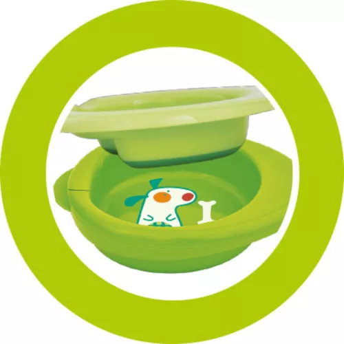 Easy Feeding csúszásmentes tányér rózsaszín - Chicco