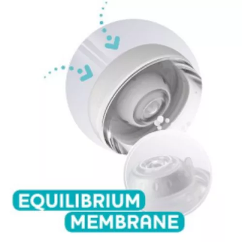 Perfect5 240 ml biofunkcionális cumisüveg közepes átfolyás - Chicco