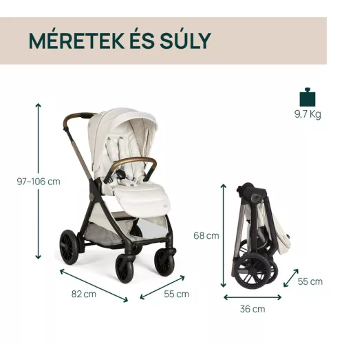 BELLAGIO babakocsi önzáródással Trió rendszerhez 22 kg-ig - Chicco
