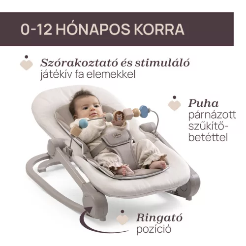 Magia pihenőszék - fotel 0-18 kg játékkonzollal - Chicco