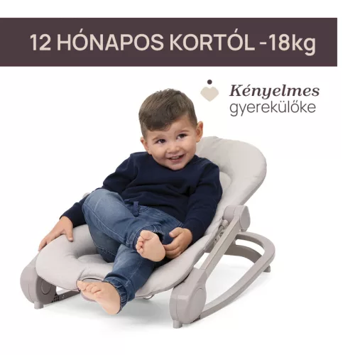 Mia rezgő-zenélő pihenőszék és fotel 0-18 kg zenélő játékkonzollal - Chicco