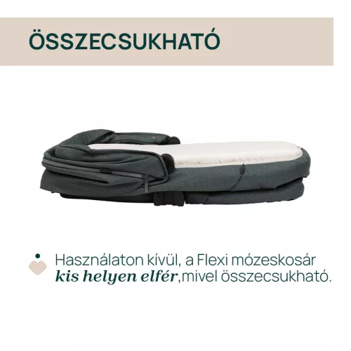 Flexi mózeskosár - csak szettben kapható a Bellagio babakocsihoz Kory Plus hordozóval - Chicco
