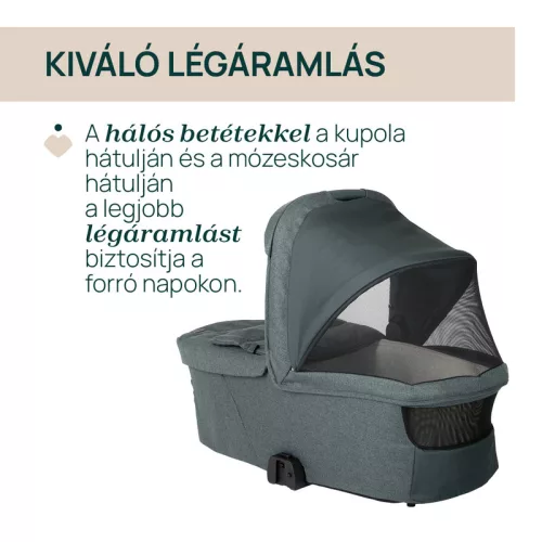 Flexi mózeskosár - csak szettben kapható a Bellagio babakocsihoz Kory Plus hordozóval - Chicco