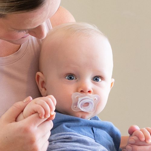 Mini Soft cumi 2-6 hó, 2 db kék - csupaszilikon - Chicco