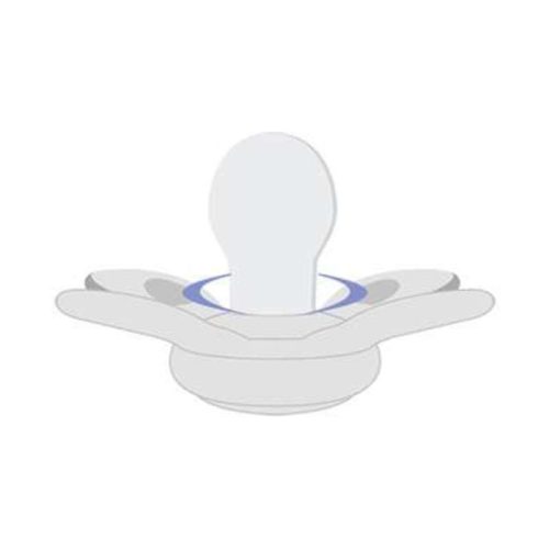 Physio Forma® Comfort 0-6 hó szilikon cumi 1db sterilizálható tokban - Chicco