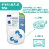 Physio Forma® Comfort 6-16 hó szilikon cumi, 1 db sterilizálható tokban - Chicco