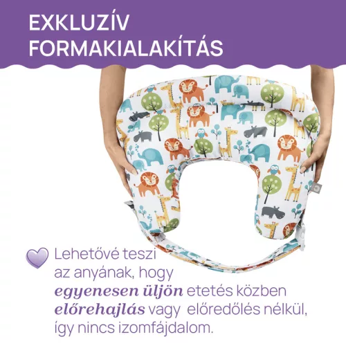 Boppy Deluxe szoptatós párna formatartó töltettel - Chicco