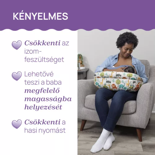 Boppy Deluxe szoptatós párna formatartó töltettel - Chicco