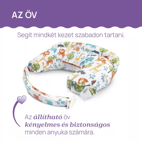 Boppy Deluxe szoptatós párna formatartó töltettel - Chicco