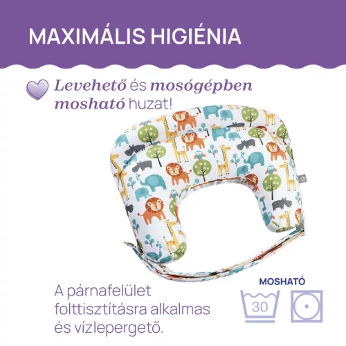 Boppy Deluxe szoptatós párna formatartó töltettel - Chicco