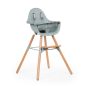   Childhome Evolu 2 Etetőszék - Állítható Magasság (50-75 Cm/*90 Cm) - Fa/Menta