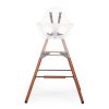 Childhome Evolu 2 Etetőszék Lábhosszabító + Footrest - Fa - Mogyoróbarna/Fekete-Kifutó!