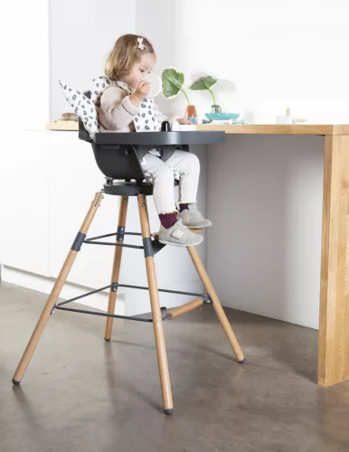 Childhome Evolu 2 Etetőszék Lábhosszabító + Footrest - Fa - Fa/Antracit