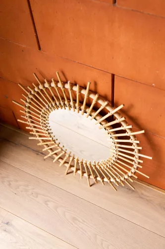 Childhome Nád Kerek Falitükör - 60 cm