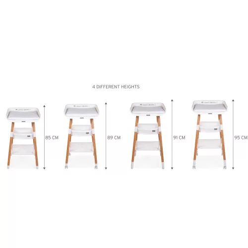 Childhome Evolux Pelenkázóasztal - Fa/Fehér