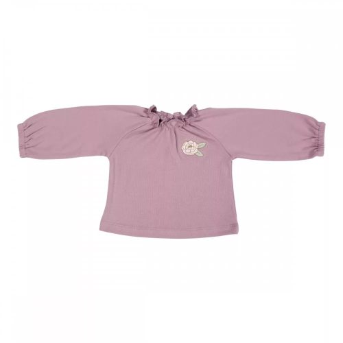 Little Dutch hosszú ujjú felső hímzéssel mályva 74