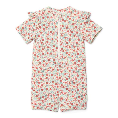 Little Dutch rövid ujjú úszóoverál Sunny Flowers Multi-colour - 62/68