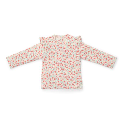Little Dutch hosszú ujjú úszó póló Sunny Flowers Multi-colour - 74/80
