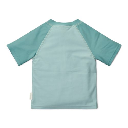 Little Dutch rövid ujjú úszó póló Seashells Surf Blue - 98/104