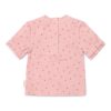 Little Dutch rövid ujjú úszó póló Sunny Flowers Blush - 98/104