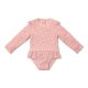 Little Dutch hosszú ujjú fürdőruha Sunny Flowers Blush - 86/92