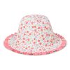 Little Dutch kifordítható strandsapka Sunny Flowers Multi-colour - 1-es méret