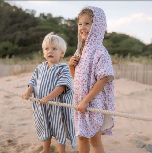 Little Dutch Fürdőponcsó – Sunny Flowers, Multicolour