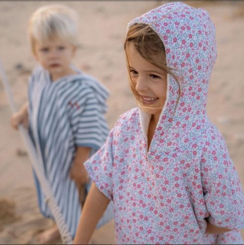 Little Dutch Fürdőponcsó – Sunny Flowers, Multicolour