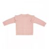 Little Dutch kötött kardigán kis virágok soft pink 62