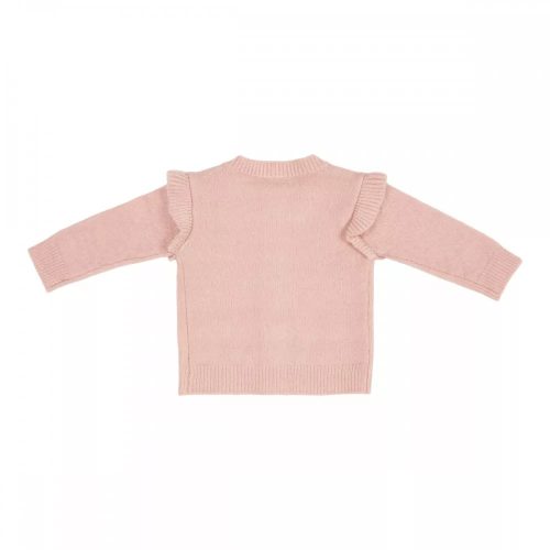 Little Dutch kötött kardigán kis virágok soft pink 62