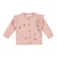 Little Dutch kötött kardigán kis virágok soft pink 80