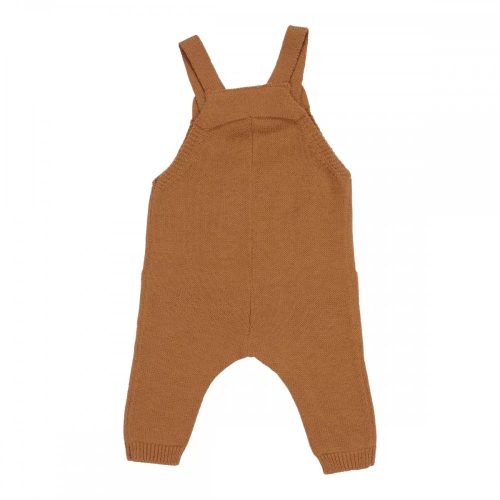 Little Dutch kötött kantáros nadrág mandula 62