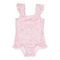 Little Dutch gyerek fürdőruha kis pink virágokkal 98/104