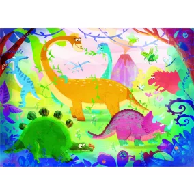 Clementoni Puzzle 2x20 darabos - Vidám dínók