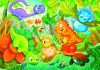Clementoni Puzzle 24 darabos maxi - Vidám dínók