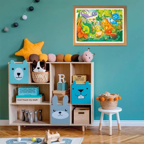 Clementoni Puzzle 24 darabos maxi - Vidám dínók