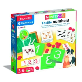Clementoni Montessori Taktilis számok