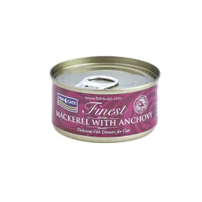   FISH4CATS Konzerv macskáknak Finest makréla szardellával 70 g
